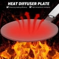 thumbnail image 4 of Miangastore Induction Adapter Plate Induction Cooktop Heat Diffuser Heat Conduction Plate Stovetop Cookware Protector Plate With Handle, 4 of 8