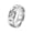 Silver, variant on Men's Stainless Steel Simple Hip Hop Punk 8mm Roman Numerals Rotatable Signet Ring Relieve Anxiety Band Silver Size 12