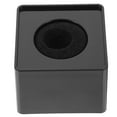 thumbnail image 1 of Microphone Portable en Forme de Cube Carré avec Logo de Station de Drapeau (Noir), 1 of 8