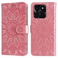 thumbnail image 1 of Funda tipo cartera GANGXUN para Honor X6A , diseño girasol, cuero PU, soporte, cierre magnético, tarjetero, 1 of 5