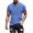 Blue, variant on Father Day Sale Deals!YANHAIGONG Mens Big and Tall Solid Color T Shirts,Basic Short Sleeve Mens T Shirts,2024 Summer Basic T-Shirts Men,Casual Round Neck Pullover Fitness Sports T Shirt Blouse
