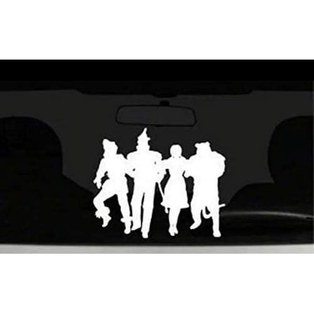Car Decal Wizard of Oz Gang Classic Movies Dorothy 6 Inch Professional Sticker for Truck, Car, Tumbler, Cup, Laptop, Decor, Locker, Table, Window