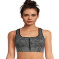 thumbnail image 1 of Baweave Women‘s Medium Support Zip Front Sports Bra  Sizes S-3XL, 1 of 4