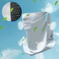 thumbnail image 3 of PRETXORVE Sun protection mask neck guard for outdoor cycling face towel fishing headscarf ice silk scarf full face coverage with ear hooks., 3 of 5