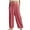 Pink, variant on Diufon Wide Leg Linen Pants for Women Plus Size Summer Casual Drawstring Loose Beach Palazzo Pants with Pockets