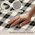 thumbnail image 6 of ODIKA Checkered Grid Inner Border Bathroom Plaidcircle Plaid Checked Vintage Playful for Dining Room, Basement, Large Office, Non-Slip Chair-Friendly, 6 of 7