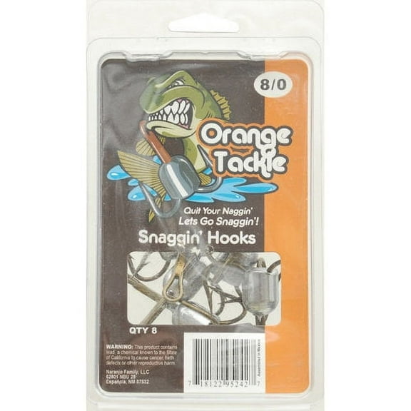 ORANGE TACKLE 5/0-25-CNT SNAGGING HOOKS