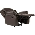 thumbnail image 4 of PonLiving 36'' Wide Manual Standard Recliner Chair,Brown, 4 of 4