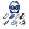 Blaupunkt AMK88Blue Universal 8AWG Car Amplifier Wire Complete Kit 2200w works with any car model.