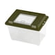 thumbnail image 5 of Tanque de baño para tortugas Caja de cría de anfibios Hábitat para es Caja de alimentación de alimentos verde, 5 of 8