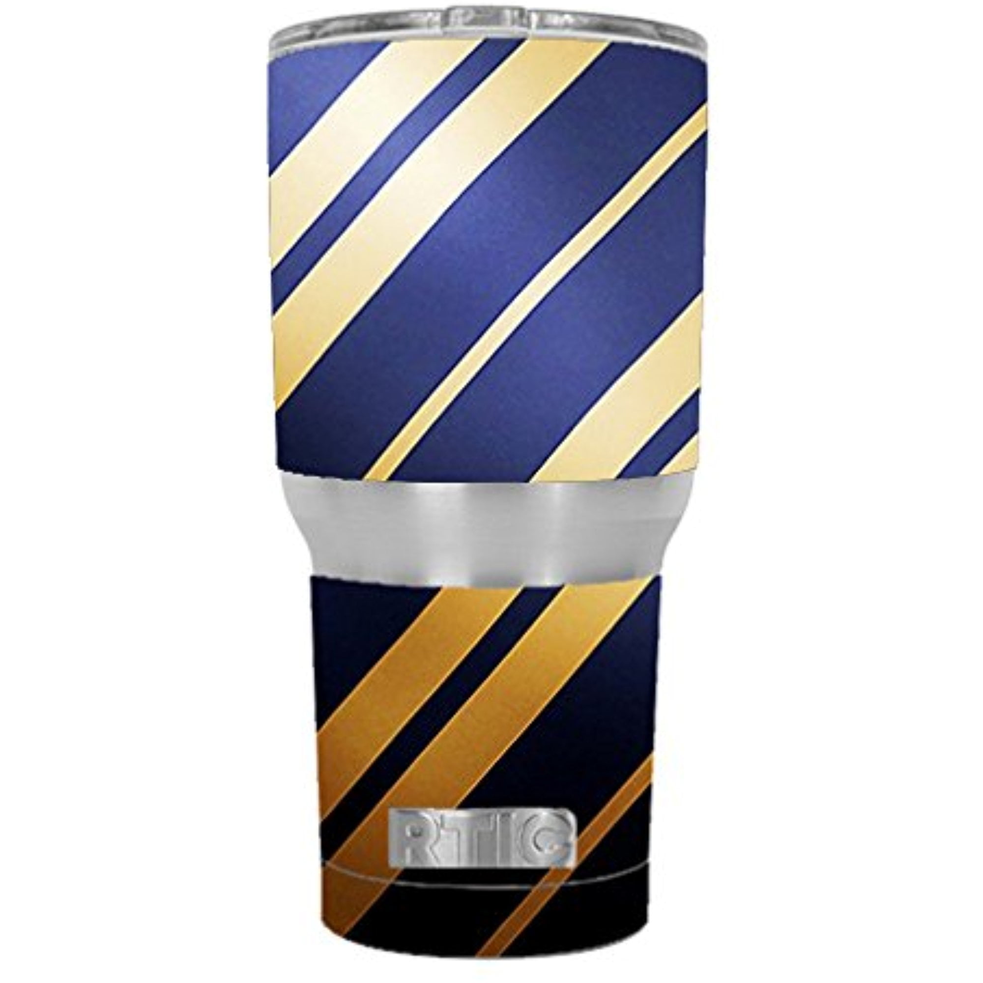 Kit Autocollants Peau Pour Gobelet RTIC 30 OZ - Motif Drapeau Crâne Américain - 6 Pièces - Neuf