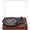 Mahogany, variant on Maio E300 Vintage Gramophone, Vinyl Record, Turntable, Gramophone Device, High-Fidelity Stereo, Built-In Speaker, 3-Speed, Belt-Driven Vintage Gramophone, 3.5mm Music Output, Can Be Connected To Exte