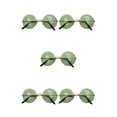 thumbnail image 2 of Soidarity Sun Eyewear Chic Sunshade Retro Gafas de sol Fiesta de baile al aire libre Estilo novedoso de moda para mujeres Golden, Green Dorado,Verde 5piezas Soidarity CBP251938, 2 of 6