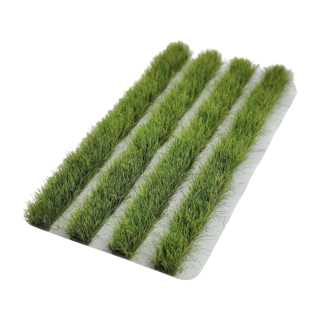 Césped artificial para modelismo ferroviario. verde primavera