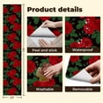 thumbnail image 4 of Peel and Stick Wallpaper Canvas Contact Paper beautiful vintage seamless bouquets roses leaves design greeting Self Adhesive and Removable 24in x 118in, 4 of 8