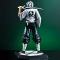 thumbnail image 4 of Sanemi Shinazugawa Figure Kimetsu No Yaiba Demon Figures Monster Slayer Action Figure Ghost Slayer Anime Figure for Collection Desk Decor Green+white, 4 of 7