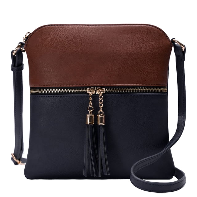 Solene Bolso Bandolera Mediano Ligero para Mujer con Borla, Bolsos Bandolera de Tamaño Perfecto para Uso Diario, Viajes