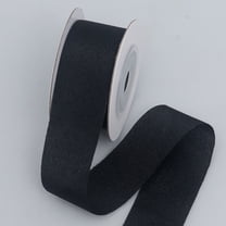 Namzi Wide Ribbon for Crafts, Ribbli Ribbon Ribbons and Bows -black, 2.5cm*10yd 1 Roll - Polyester, Ideal for Decoration.