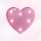 thumbnail image 2 of GOOHOCHY 1 UNID LED Luz Noche Luz Creativa Forma de corazón Forma Decorativa Lámpara Día de San Valentín Sala de niños Lámpara de noche (sin batería), 2 of 7