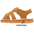 thumbnail image 6 of Baby Boy Girl Summer Infant Squeaky Sandals Premium Rubber Sole Closed-Toe Non-Slip Shoes Toddler First Walkers, 6 of 7