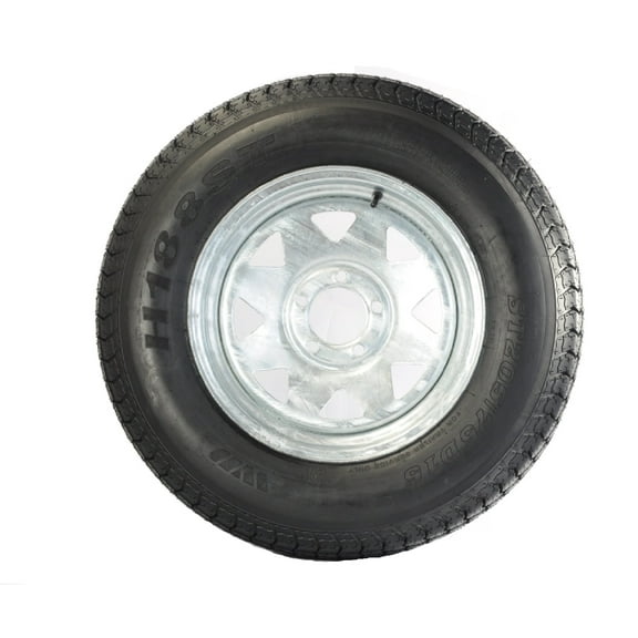 eCustomrim Trailer Tire Rim ST205/75D15 205/75 D 15 in. Load C 5 Hole Galvanized Wheel Rim