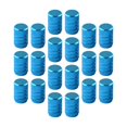 thumbnail image 1 of 20 tapones para válvulas de neumáticos, tapones de aire, repuestos para coches y SUV. Azul, 1 of 8