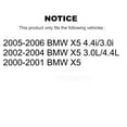 thumbnail image 2 of Transit Auto Front Coated Disc Brake Rotors and Ceramic Pads Kit for Car BMW X5 KGC-100541, 2 of 11