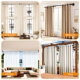 thumbnail image 6 of Industrial Long Curtain Rods for 84"-144" Windows, Adjustable Wrap-Around Blackout Drapery Rod, Wall/Ceiling Mount, Black (1 Pack), 6 of 9