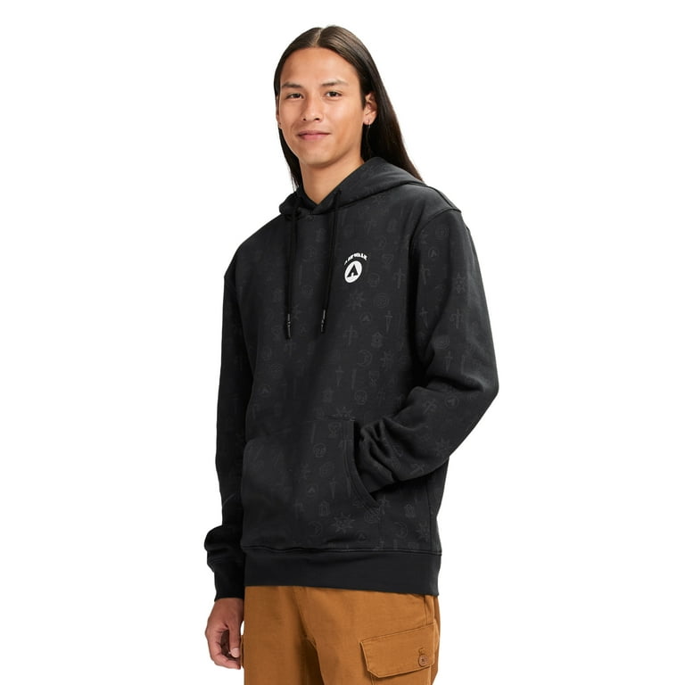 Airwalk Men's & Big Men's Fleece Pullover Hoodie, Sizes XS