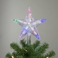 thumbnail image 4 of 9.5" Lighted Clear 5 Point Star Christmas Tree Topper - Multicolor LED Lights, 4 of 4