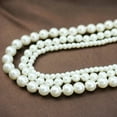 thumbnail image 6 of UDIYO Fashion Women Faux Pearl Charm Beaded Multilayer Long Necklace Jewelry Gift, 6 of 6