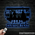 thumbnail image 3 of Craftnamesign Custom Campfire Family Metal Sign, Custom Family Name Sign, Camping Metal Sign, 3 of 5