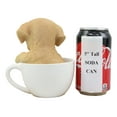 thumbnail image 2 of Ebros Realistic Adorable Labrador Puppy Teacup Statue 5.5" Tall Pet Pal, 2 of 6