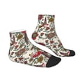 thumbnail image 3 of Bingfone Dark Enchanted Flowers And Birds Design Patterned Men'S Women'S Casual Cotton Socks, 3 of 9