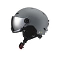 thumbnail image 2 of Casco de snowboard cómodo de invierno ajustable con almohadilla para la mandíbula con gafas de esquí para L gris oscuro, 2 of 8