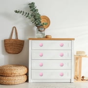 6 PackDrawer Knobs, Round Dresser Pulls, Decorative Drawer Knobs with Screw, Purple