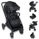 thumbnail image 1 of Capri DLX travel system mango ajustable +portabebé autoasiento negro, 1 of 9