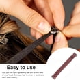 thumbnail image 3 of Mujer cara levantamiento apretado nylon bandas Facial arrugas removedor correas ajustables correas horquillas herramienta de maquillaje suministros de belleza bandas dobles marrón Eigraketly CE011575-06, 3 of 7