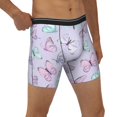 thumbnail image 5 of Sigee Purple Butterfly for Men's Boxer Briefs,Moisture Wicking and Breathable XX-Large, 5 of 9