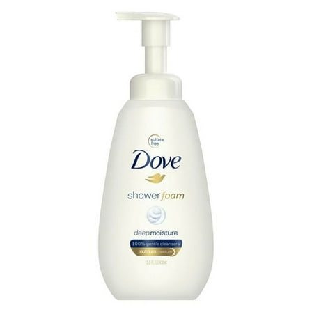 Dove Shower Foam Deep Moisture Body Wash, 13.5 Oz