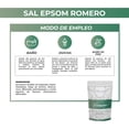 thumbnail image 3 of NAIMA Sal Epsom Romero, 1kg | Sulfato de Magnesio 100% Puro y Vegano | Relajante Para Baños, Masajes y Exfoliación, 3 of 6