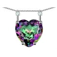 thumbnail image 2 of Star K� Heart Shape 8mm Rainbow Mystic Topaz Stackable Mothers Pendant, 2 of 9