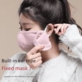 thumbnail image 4 of Máscara de oídos de invierno para mujer, gruesa, cálida, transpirable, a prueba de frío, máscara de montar dos en uno para adultos, 4 of 6