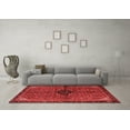 thumbnail image 3 of Ahgly Company Indoor Round Persian Red Traditional Area Rugs, 5' Round, 3 of 4