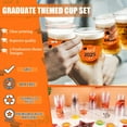 thumbnail image 6 of GuassLee Black and Orange Graduation Decorations Class of 2025, 50 Pack 12 oz Graduation Plastic Disposable Cups for Drinks 2025 School Graduation Grad Party Favors Supplies, 6 of 8