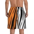 thumbnail image 4 of Tiger Stripes Gym Shorts Summer Two T Print Stylish Beach Shorts Man Running Surf Quick Dry Pattern Swimming Trunks, 4 of 5