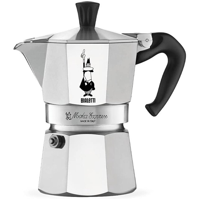 Bialetti Moka Express 9-Cup Aluminum Espresso Maker, Silver