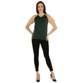 thumbnail image 2 of Inkmeso T-Shirt à Manches Courtes Uni pour Femmes Sportif Décontracté Basique, 2 of 7