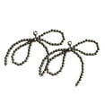 thumbnail image 2 of Pearl Ribbon Shoe Decoration Elegant Buckle Pearl Bead Chain Ladies DIY Shoe Lace 2pc, 2 of 5