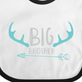 thumbnail image 4 of Inktastic Big Brother, Older Brother, Deer Antlers, Arrow Boys Baby Bib, 4 of 4